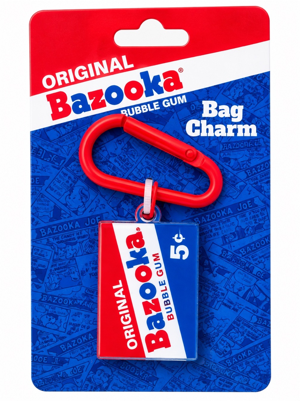 Bazooka Gum Bag Charm /Keychain